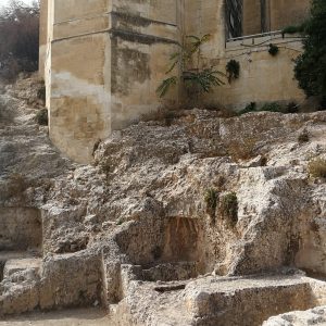 Shoulder of Hinnom Burial Caves