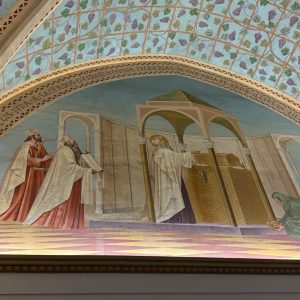 ציור בכנסיית הביקור