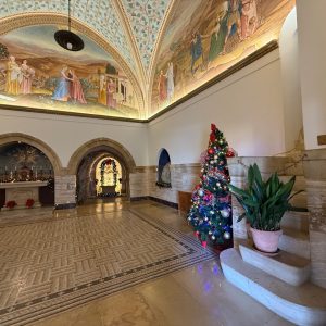 קומת מרתף כנסיית הביקור